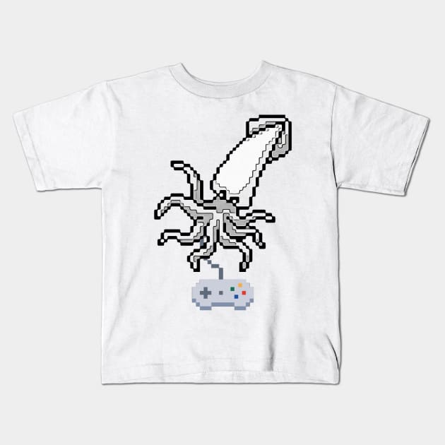 Playing Squid Game Kids T-Shirt by QuassarStore